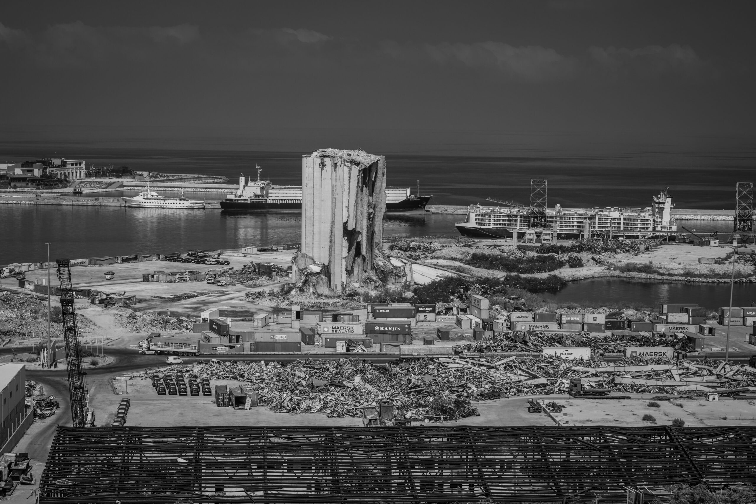 Bauwelt Magazin 05.2024: Beirut Silo im Hafen Libanon